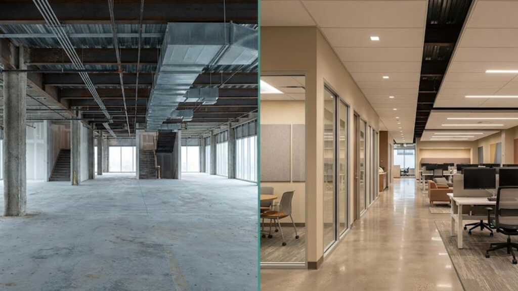 Office Fit Out vs Shell Construction Explained