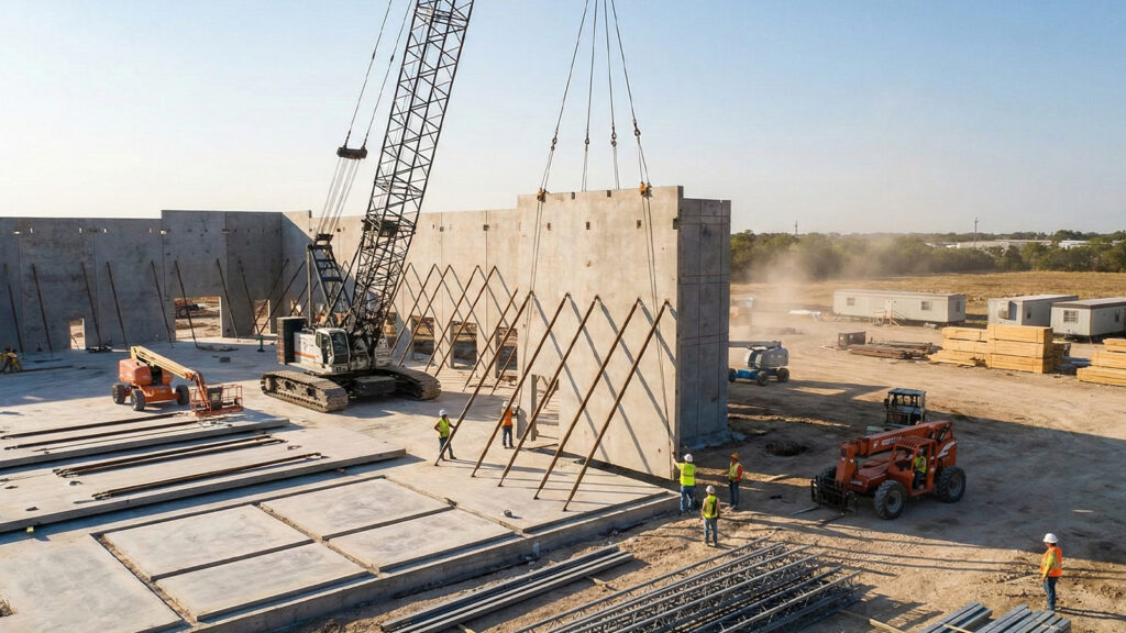 Tilt-Up Construction in Grimes County Texas