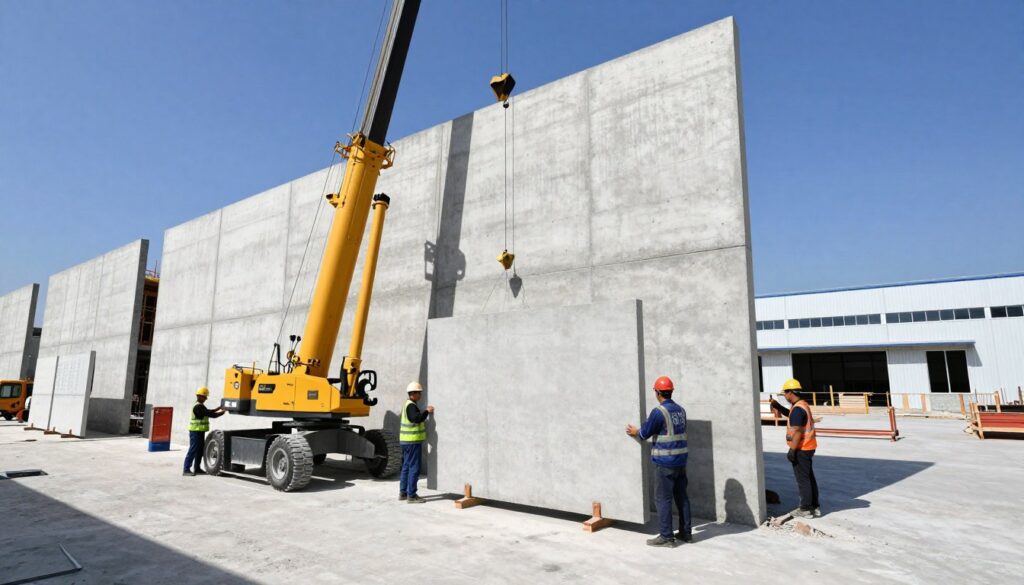 Warehouse Assembly Using Tilt-Up Panels