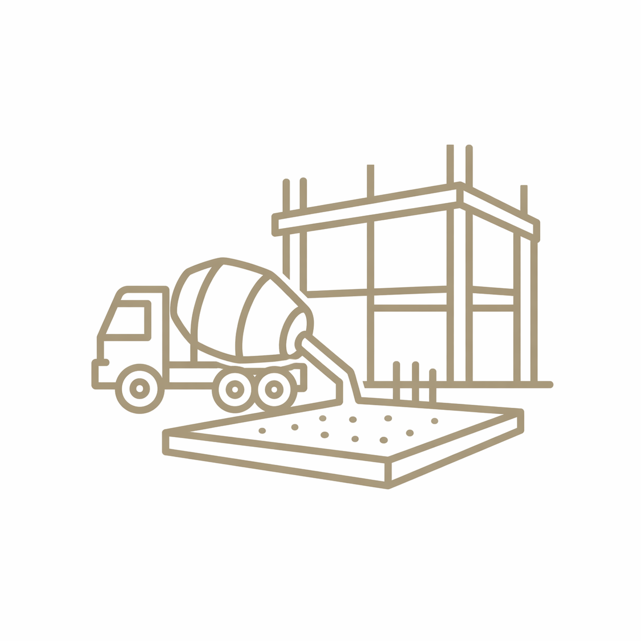 Commercial Concrete Construction Icon
